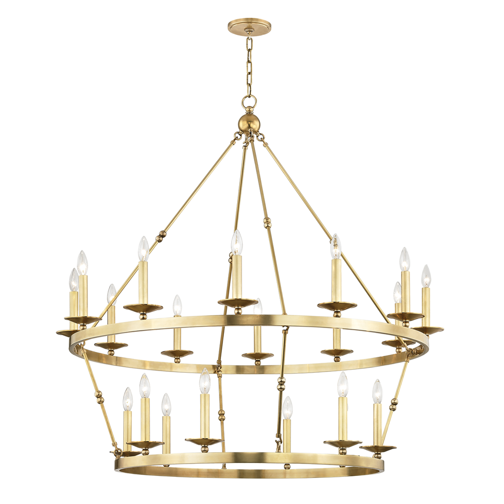 Allendale Chandelier | Hudson Valley Lighting - 3247-AGB