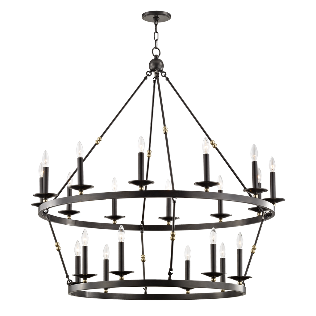 Allendale Chandelier | Hudson Valley Lighting - 3247-AOB