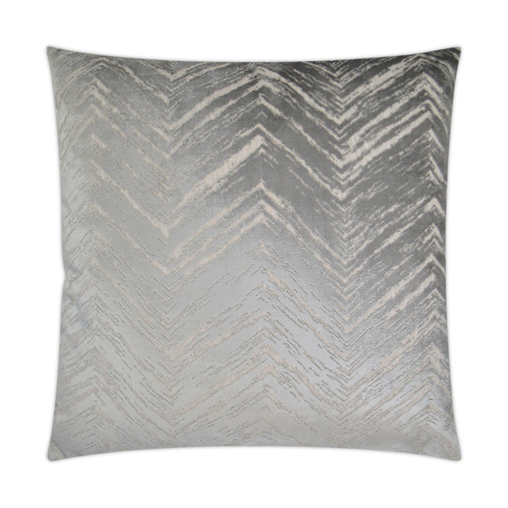 Zermatt Decorative Throw Pillow - Silver | DV Kap