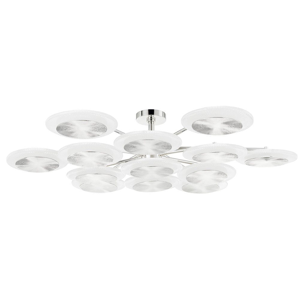 Topaz Semi Flush | Corbett Lighting - 328-57-Pn