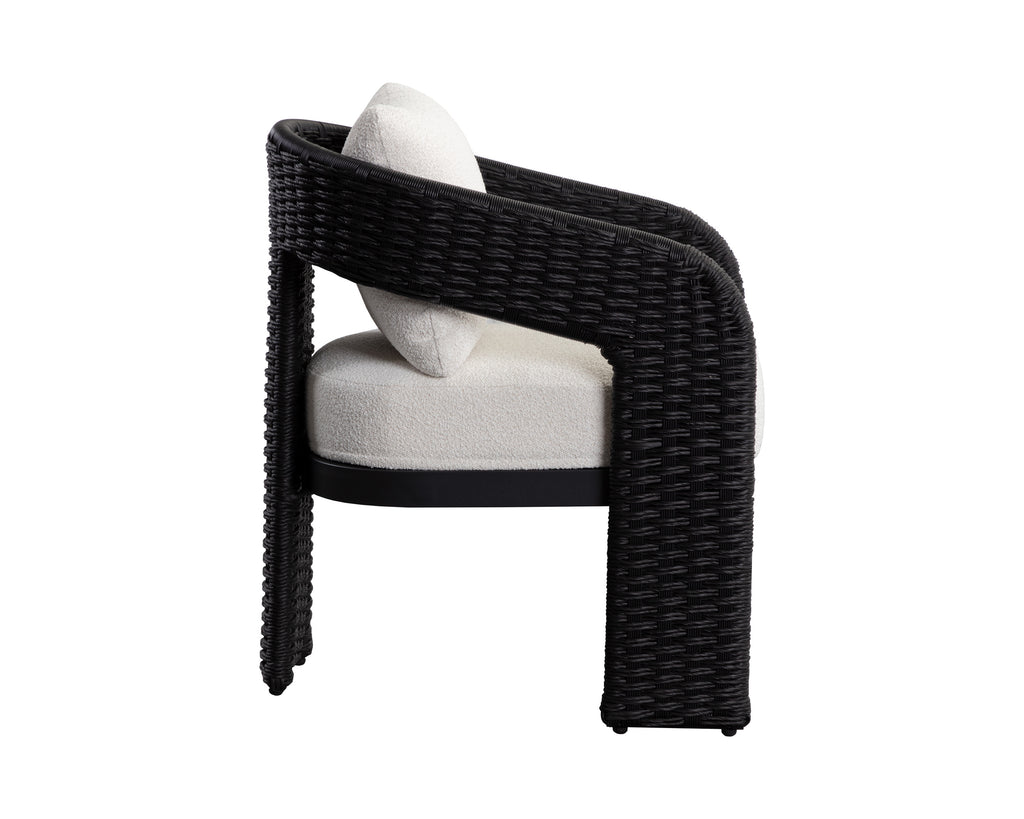 Pylos Dining Armchair - Black - Louis Cream | Sunpan Furniture - 111682