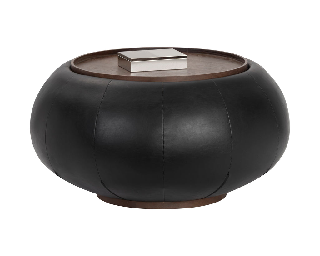 Zenzi Storage Coffee Table - Bravo Black | Sunpan Furniture - 106398