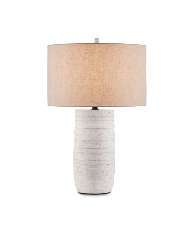 Currey & Co Innkeeper White Table Lamp | 6000-0849