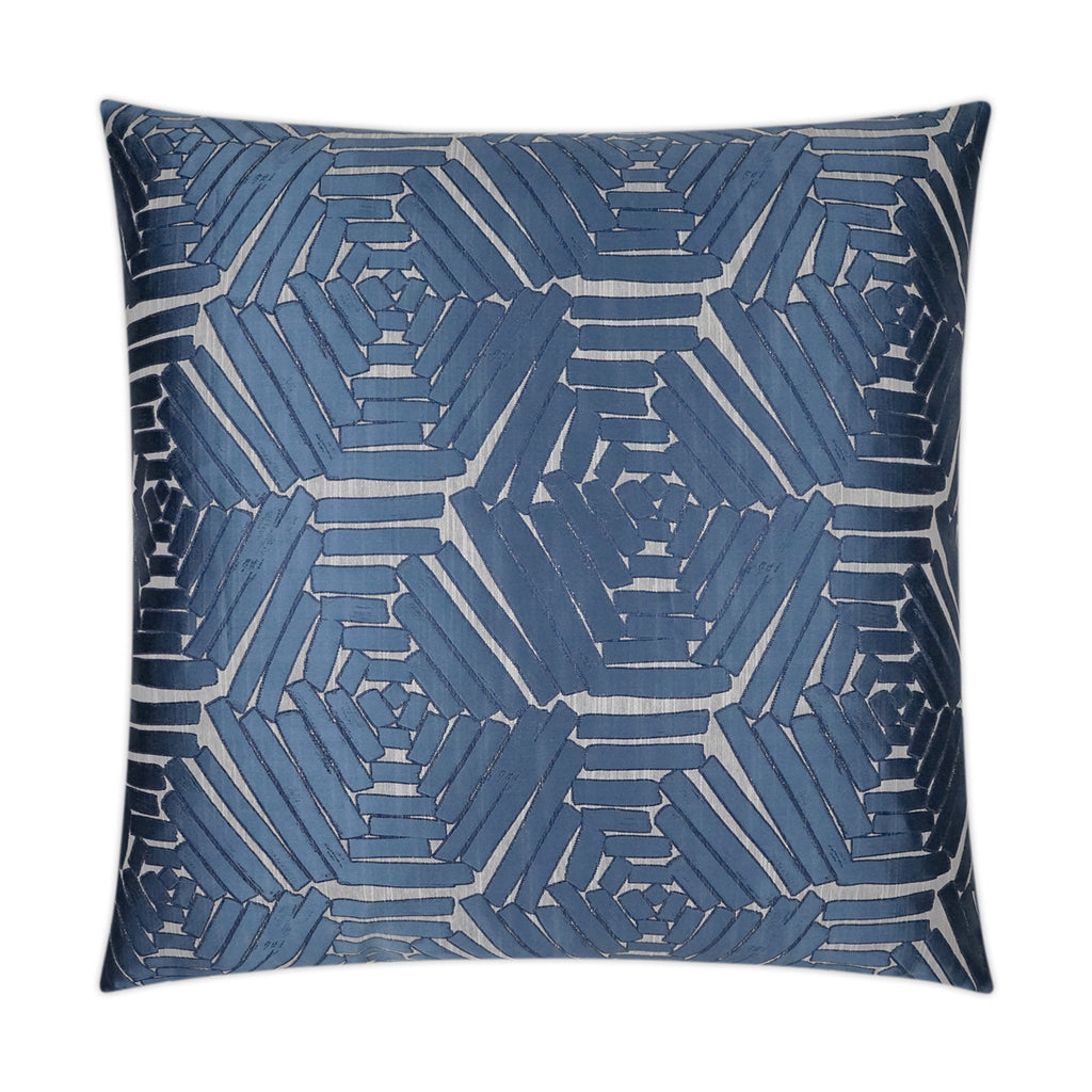 Percy Decorative Throw Pillow - Blue | DV Kap