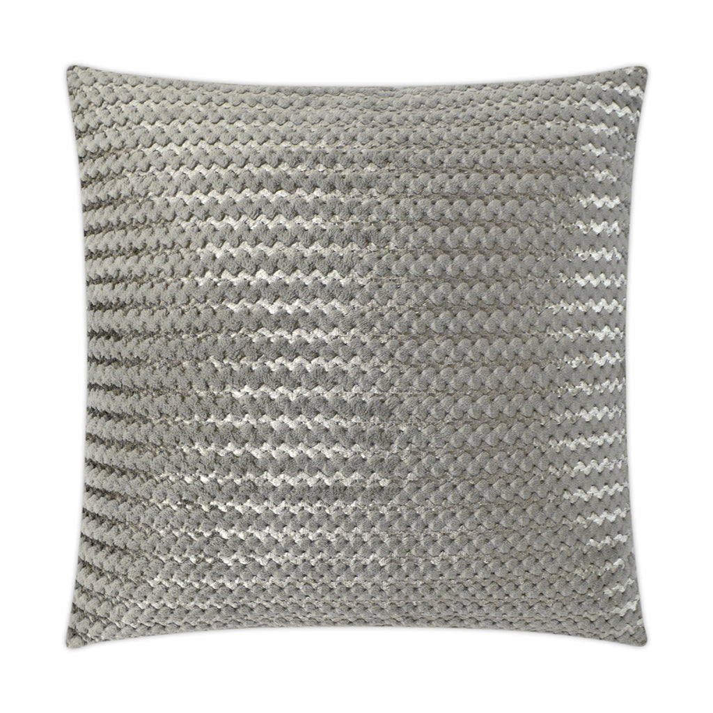 Gene Fur Decorative Throw Pillow - Grey | DV Kap