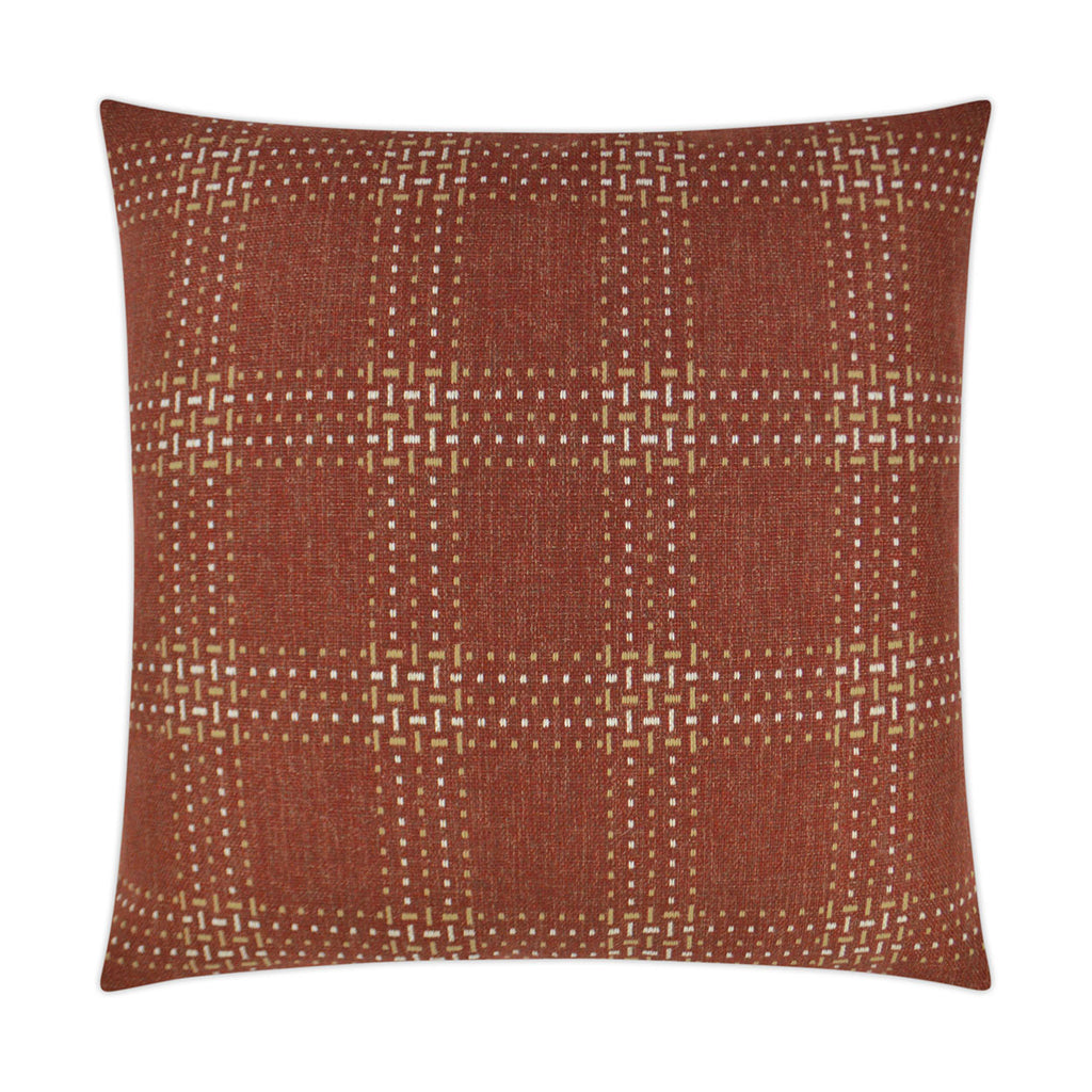 Fifer Decorative Throw Pillow - Crimson | DV Kap