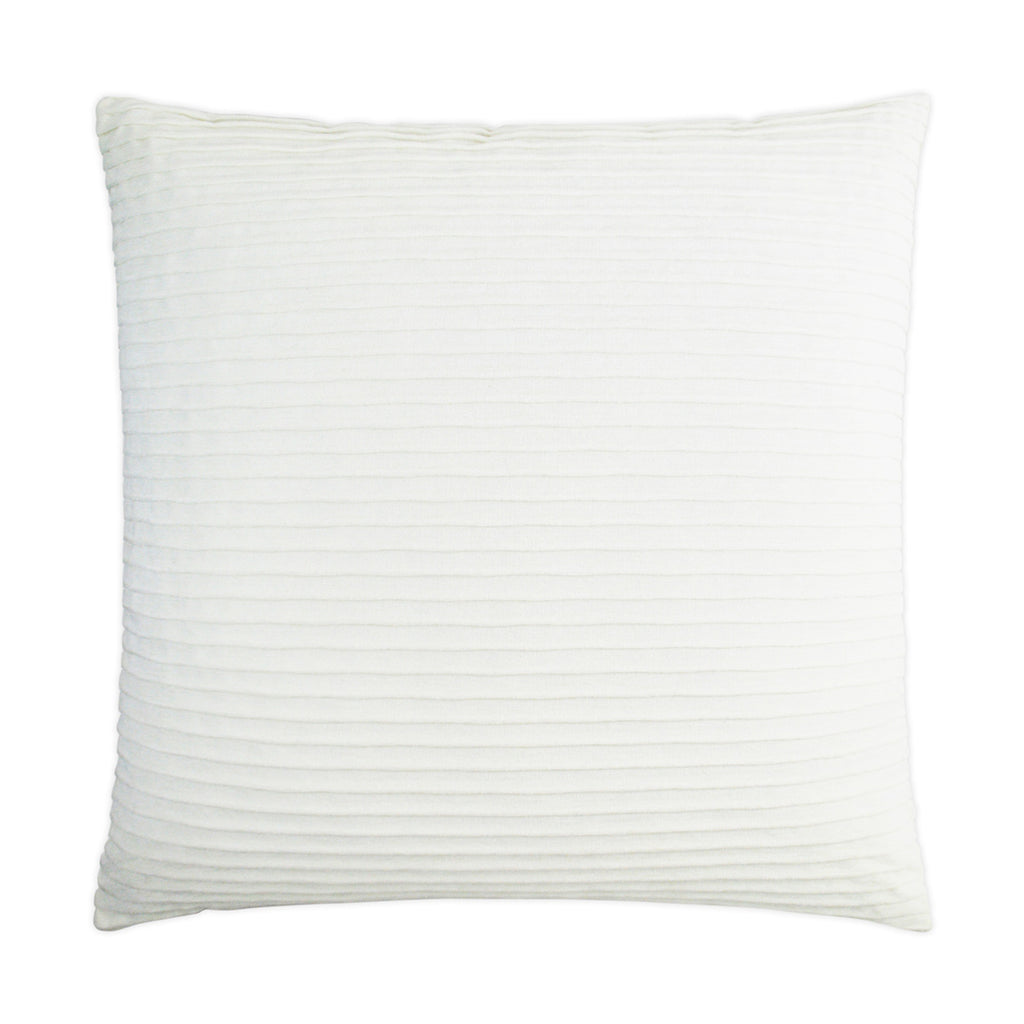 Pleatte Decorative Throw Pillow - Coconut | DV Kap