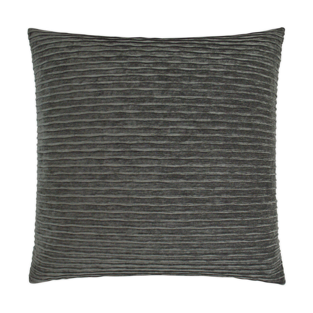 Pleatte Decorative Throw Pillow - Grey | DV Kap