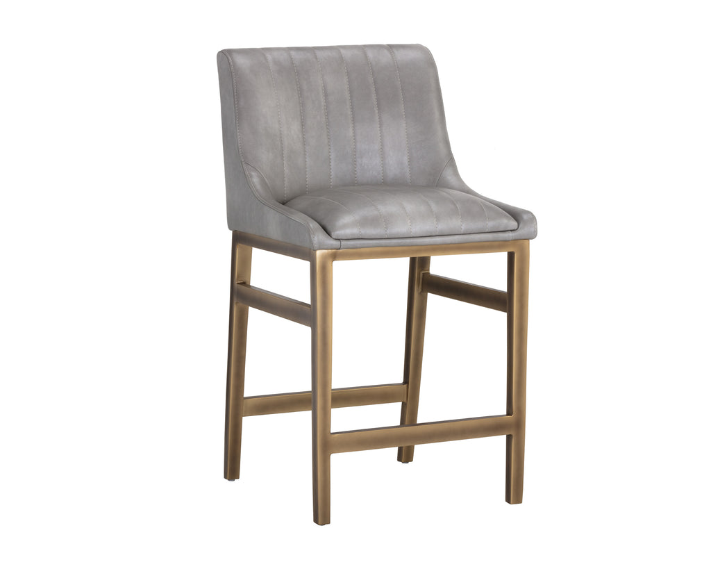 Halden Counter Stool - Bravo Metal | Sunpan Furniture - 104974