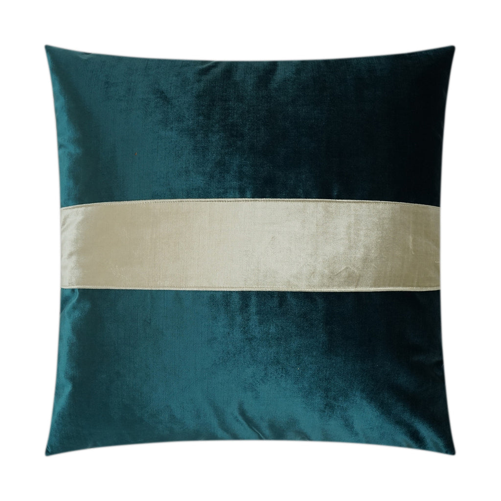 Iridescence Band Decorative Throw Pillow - Peacock | DV Kap