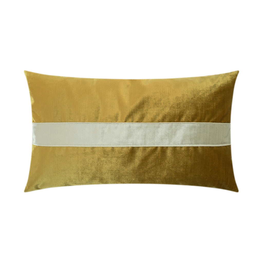 Iridescence Band Lumbar Decorative Throw Pillow - Citron | DV Kap