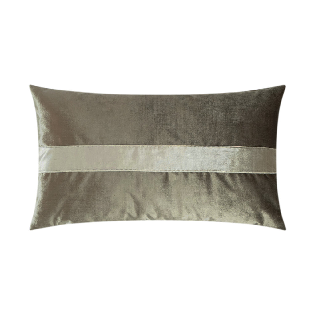 Iridescence Band Lumbar Decorative Throw Pillow - Latte | DV Kap