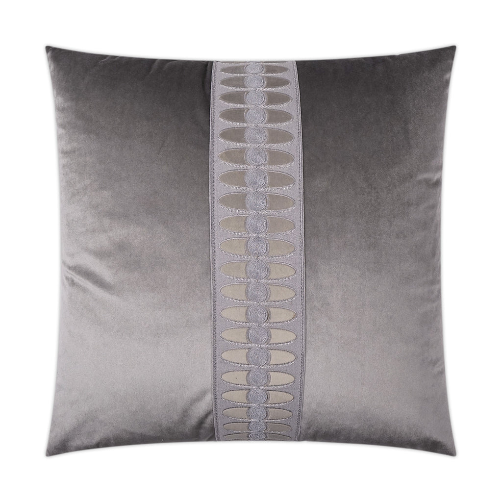 Mati Velvet Decorative Throw Pillow - Smoke | DV Kap