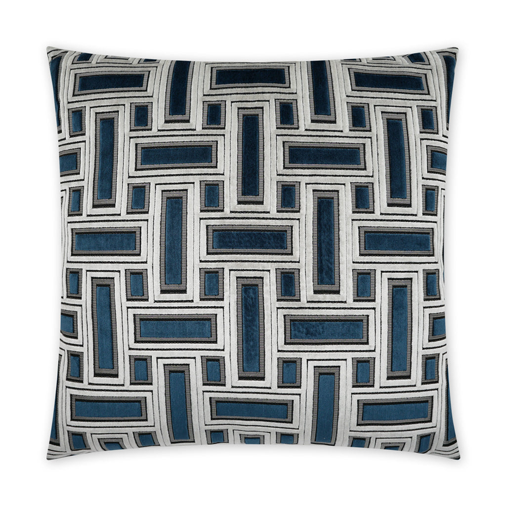 Brix Decorative Throw Pillow - Sapphire | DV Kap