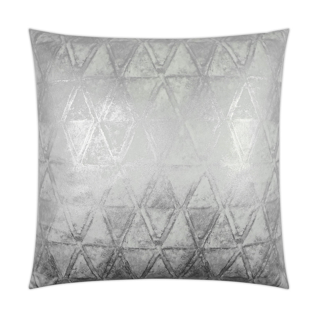 Scheme Decorative Throw Pillow - White | DV Kap