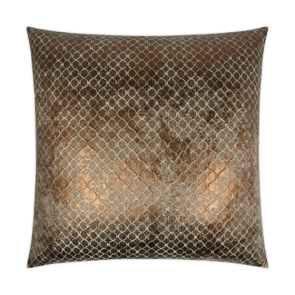 Beadling Decorative Throw Pillow - Bronze | DV Kap