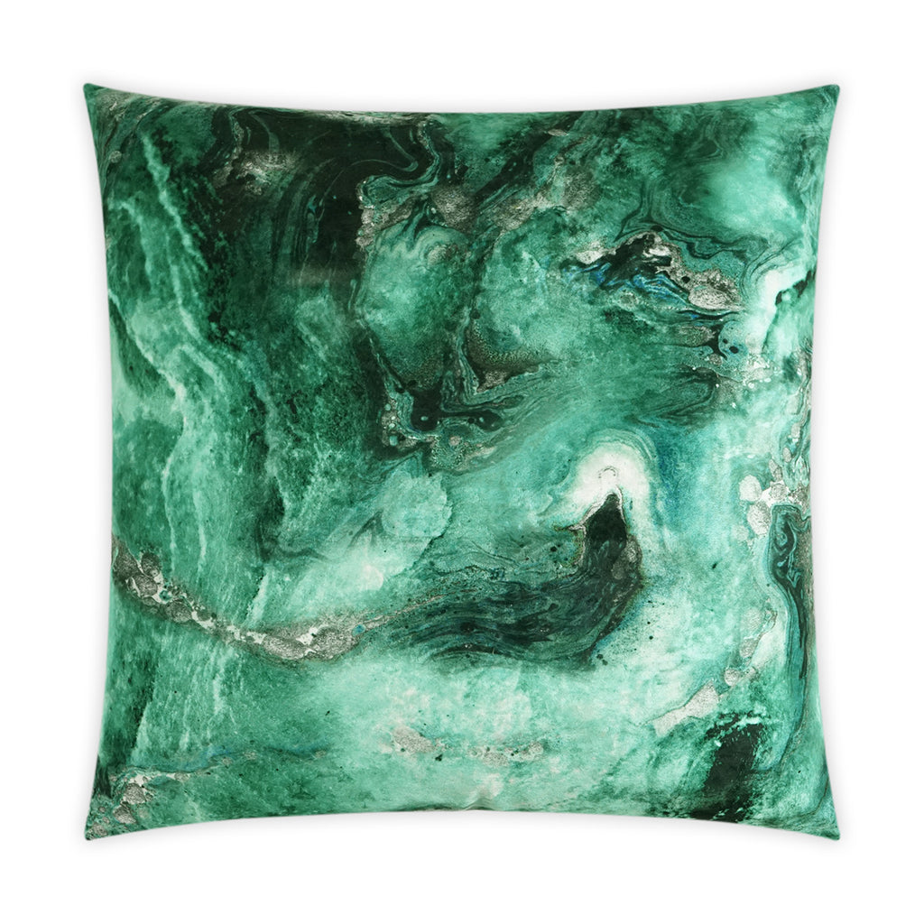 Massa Decorative Throw Pillow - Malachite | DV Kap