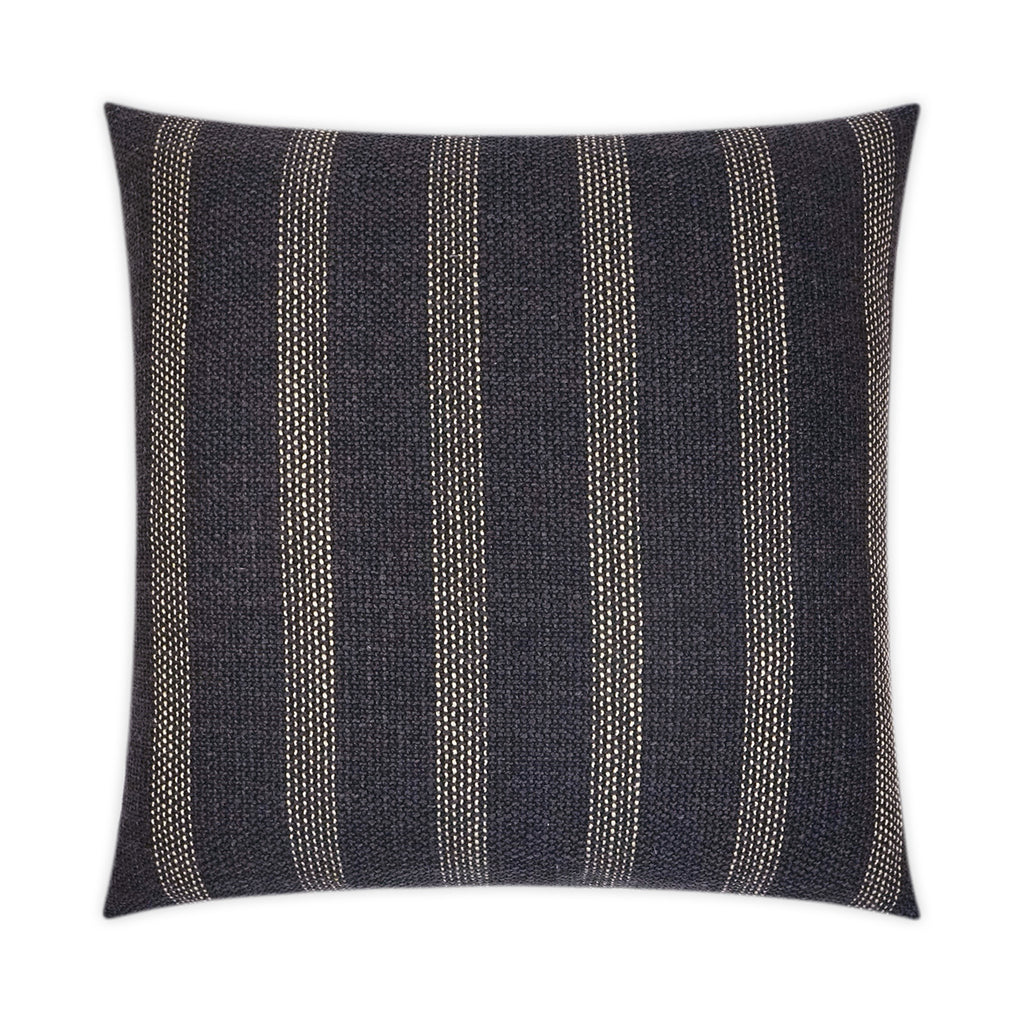 Channel Decorative Throw Pillow - Black | DV Kap