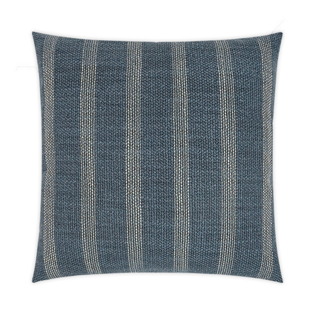 Channel Decorative Throw Pillow - Prussian | DV Kap