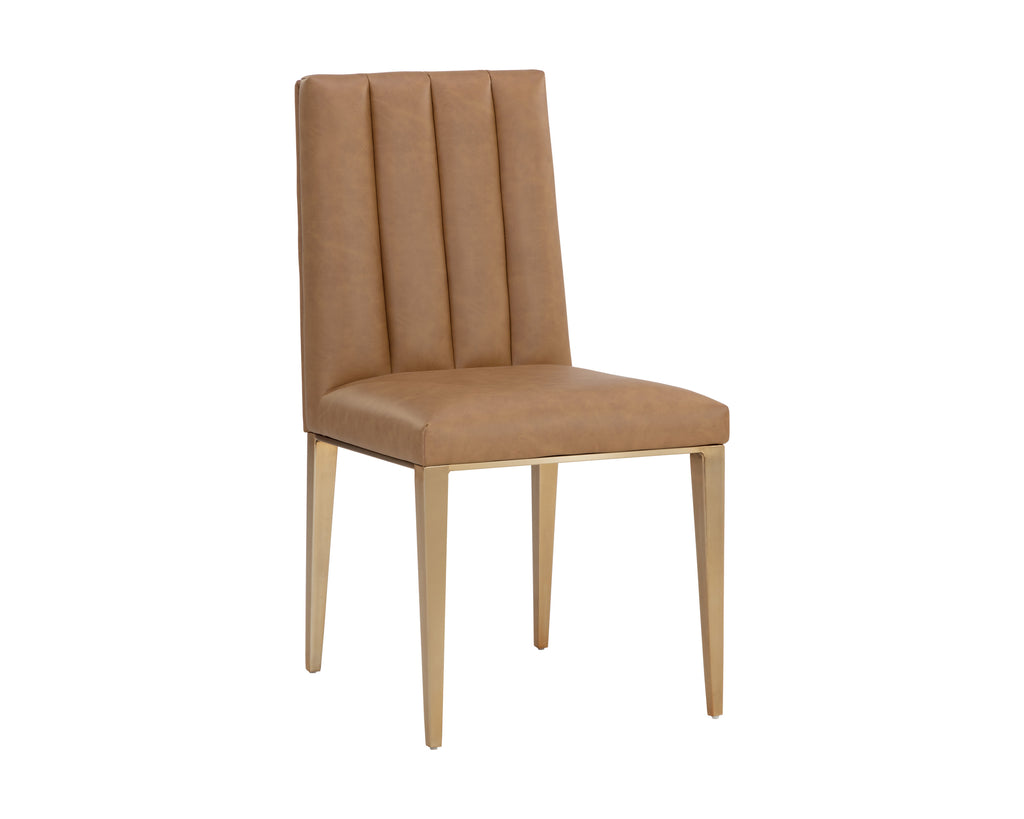 Wilbur Dining Chair - Milliken Cognac | Sunpan Furniture - 111429