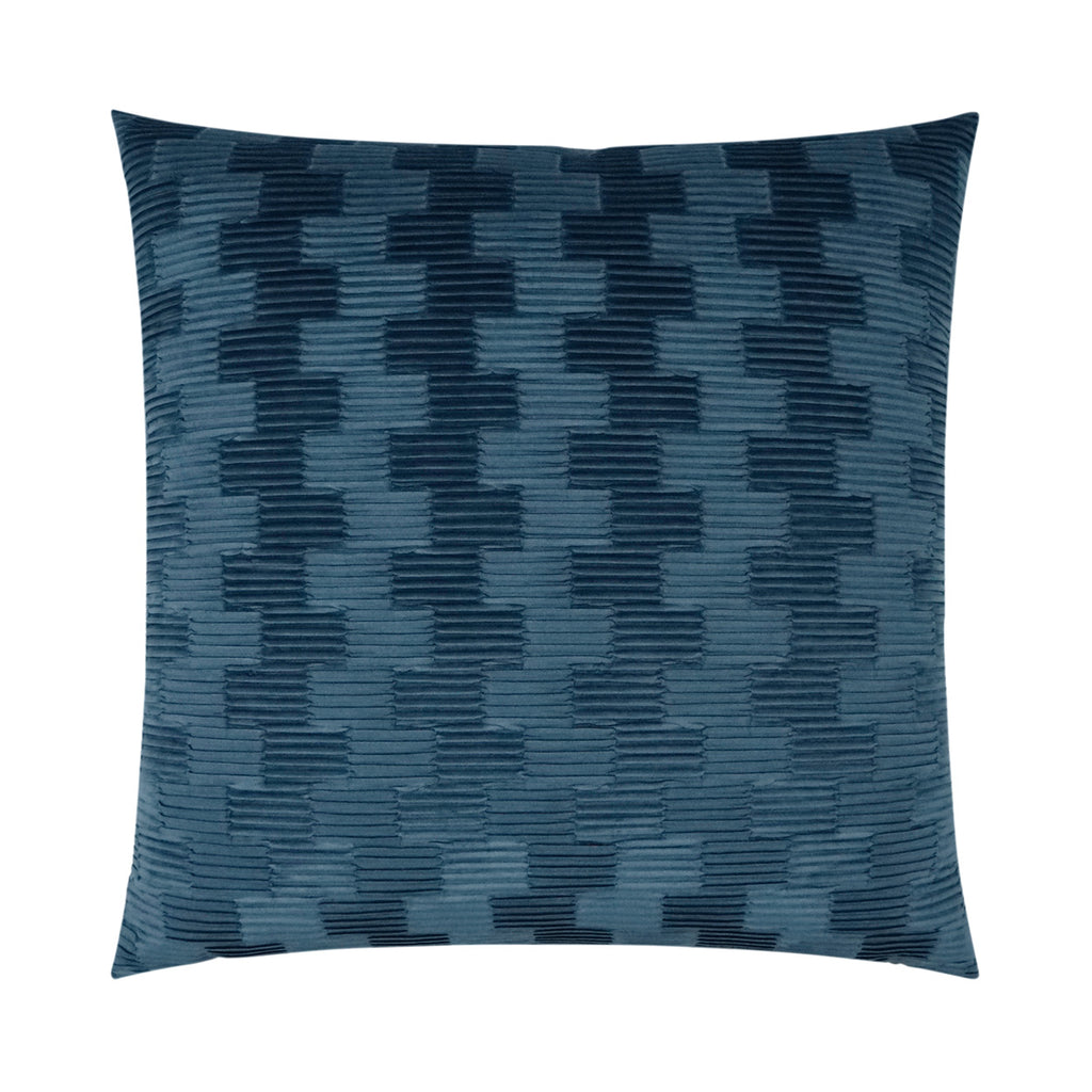 Treble Decorative Throw Pillow - Blue | DV Kap