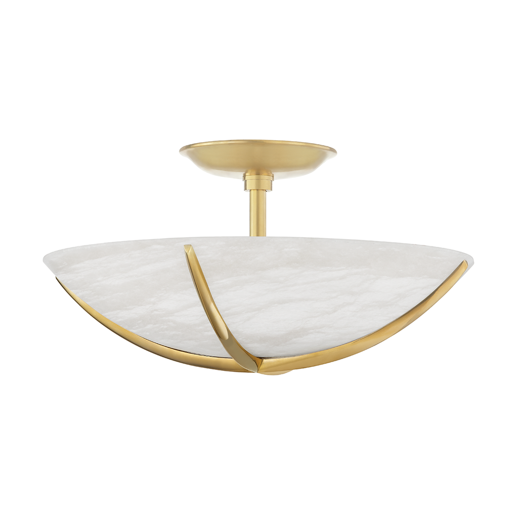 Wheatley Semi Flush | Hudson Valley Lighting - 3516-AGB