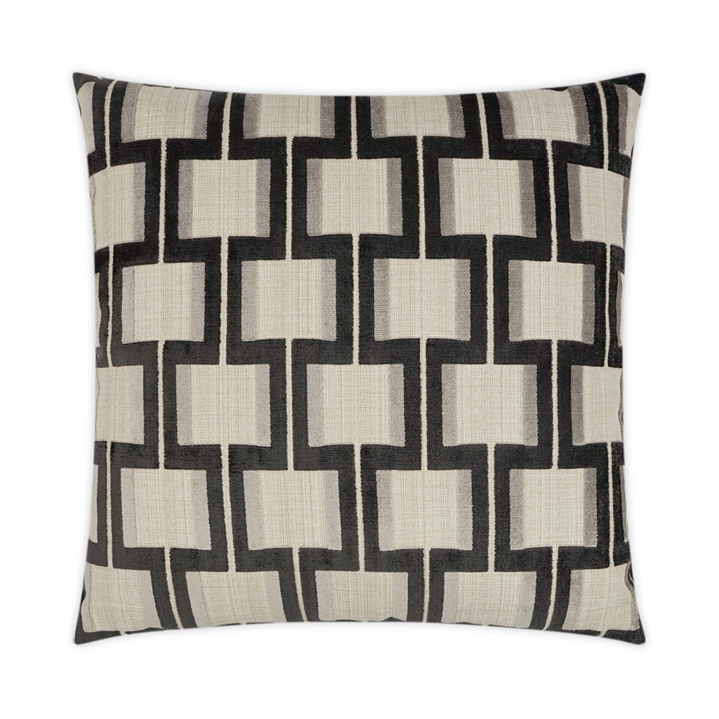 Shoreham Decorative Throw Pillow - Carbon | DV Kap