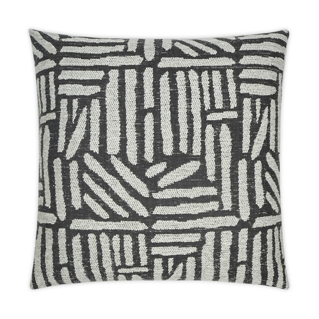 Quinn Decorative Throw Pillow - Coal | DV Kap