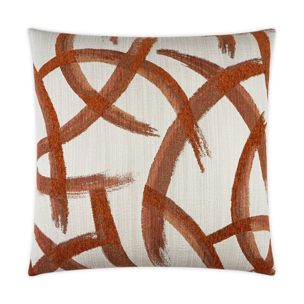 Enso Decorative Throw Pillow - Copper | DV Kap