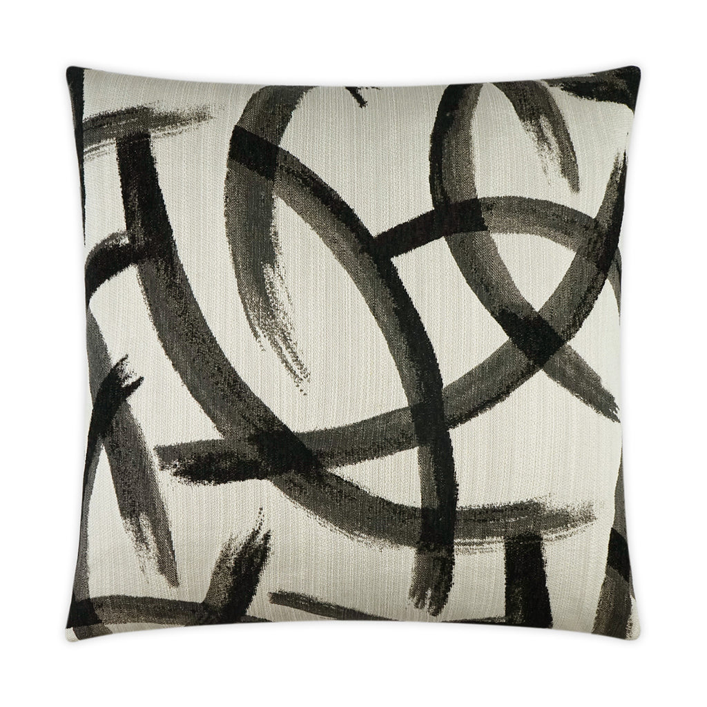 Enso Decorative Throw Pillow - Zinc | DV Kap