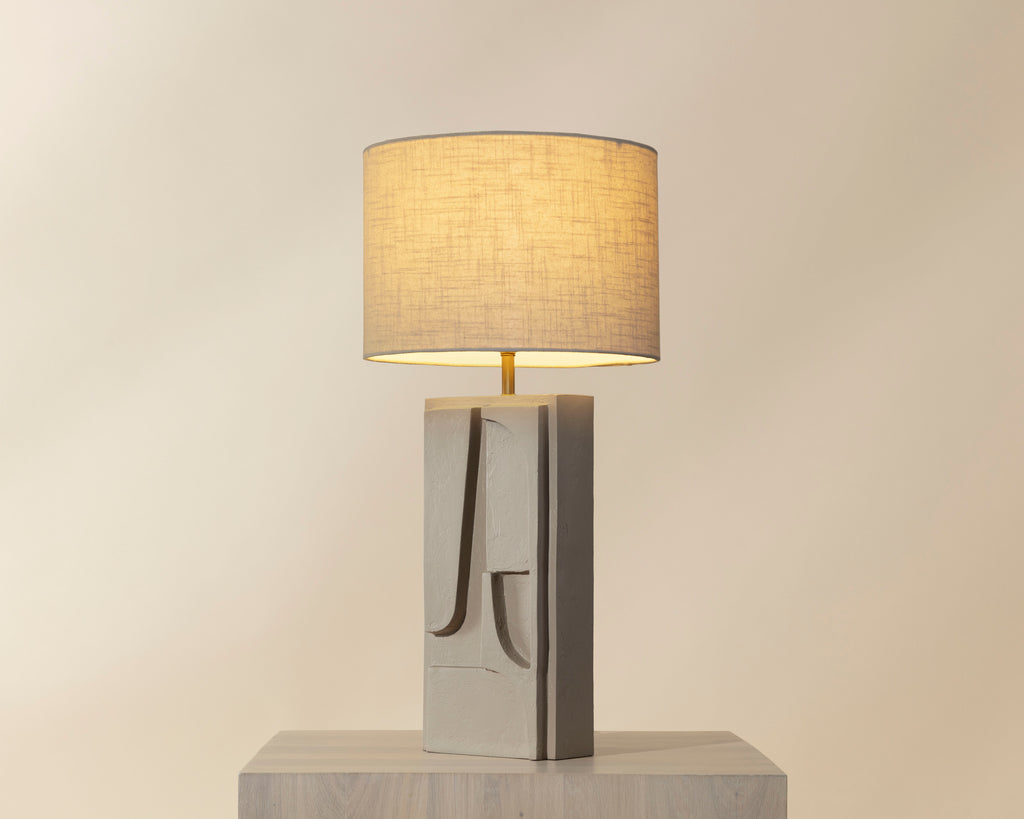 Dirsan Table Lamp - Taupe | Sunpan Furniture - 111718