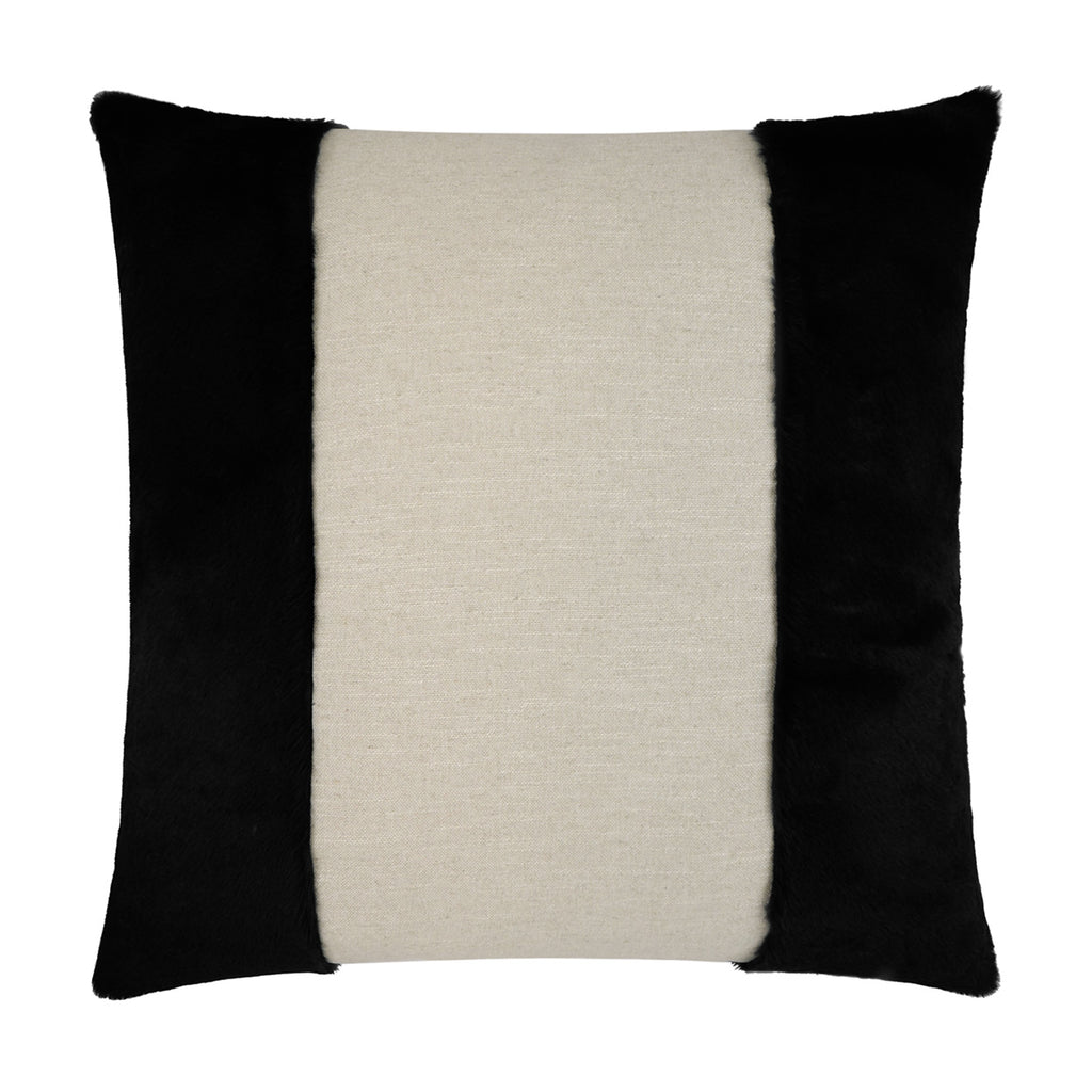 Courchevel Decorative Throw Pillow - Black | DV Kap