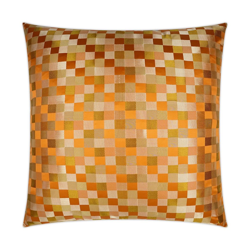 Cubit Decorative Throw Pillow - Orange | DV Kap