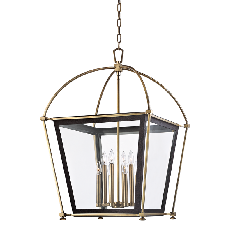 Hollis Lantern | Hudson Valley Lighting - 3624-AGB