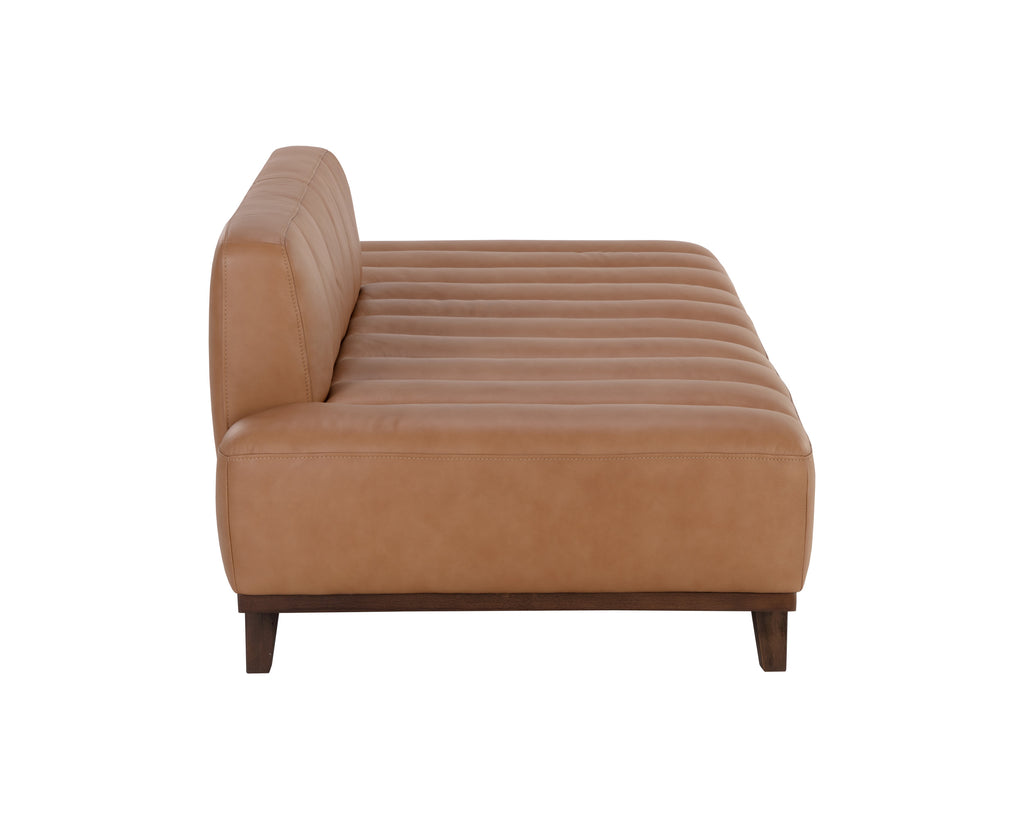 Ilyana Daybed - Aline Butternut Leather | Sunpan Furniture - 111420