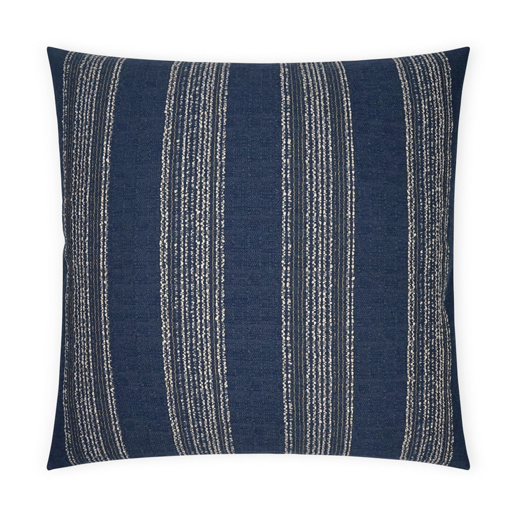 Farkle Decorative Throw Pillow - Navy | DV Kap