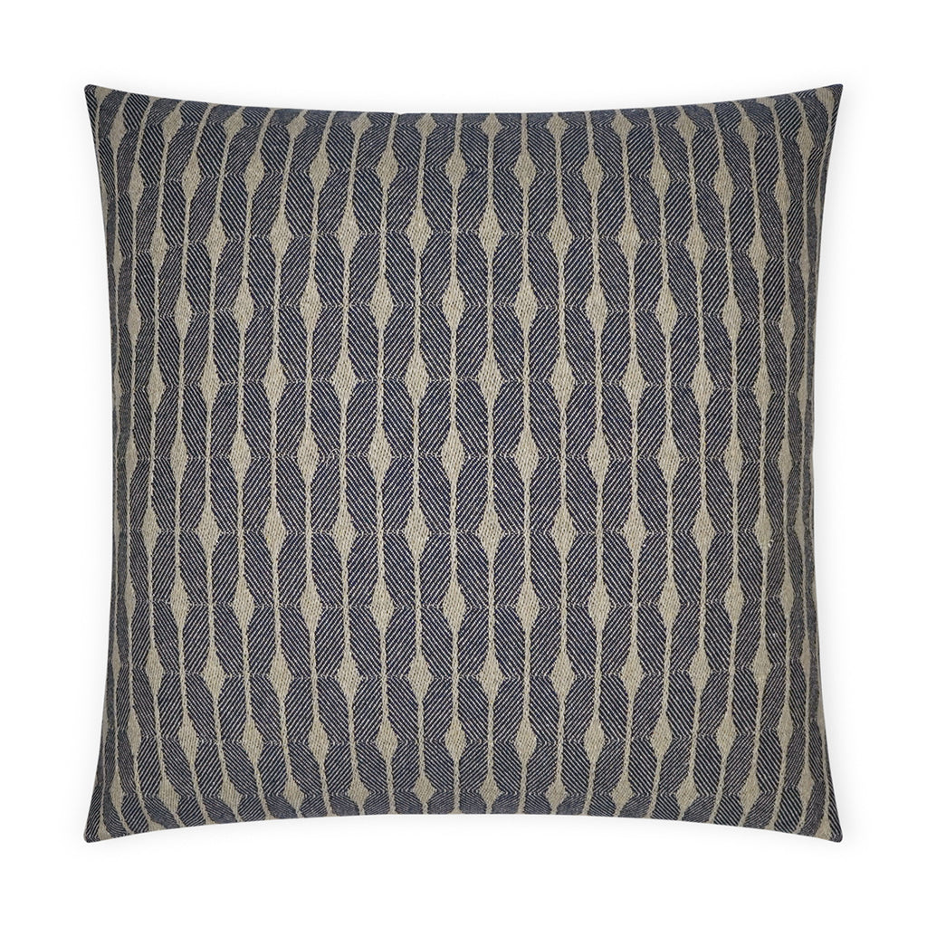 Hugo Decorative Throw Pillow - Navy | DV Kap