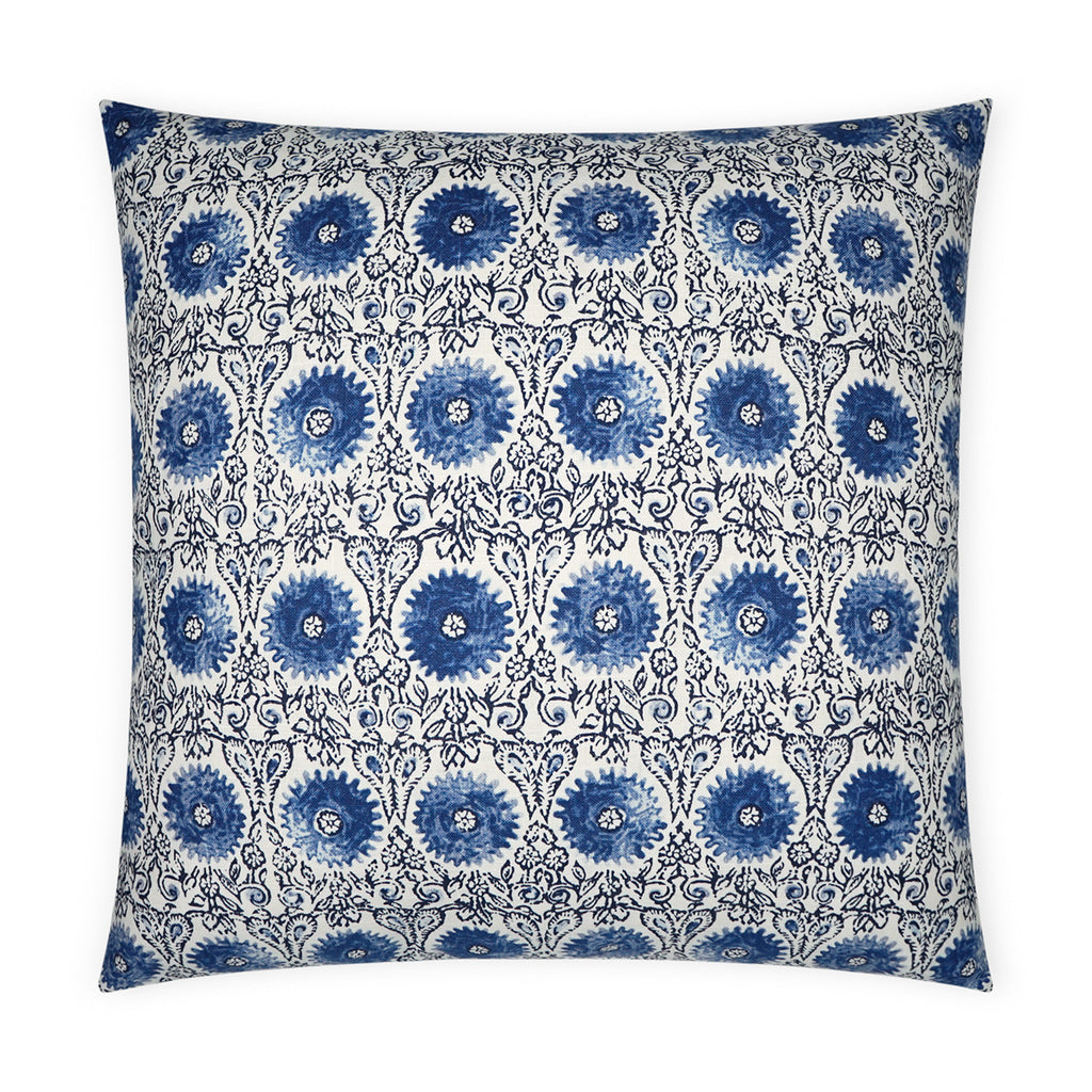 Riya Decorative Throw Pillow - Sapphire | DV Kap