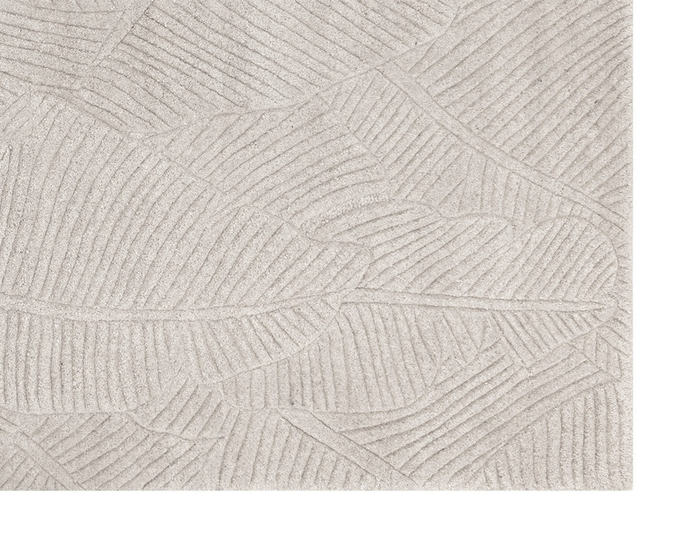 Calathea Hand-Tufted Rug - Oatmeal - 10' X 14' | Sunpan Furniture - 109364