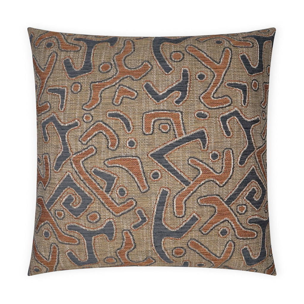 Kuba Decorative Throw Pillow - Paprika | DV Kap