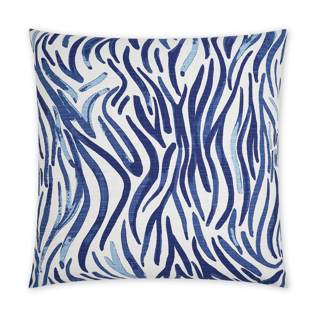 Babur Decorative Throw Pillow - Blue | DV Kap