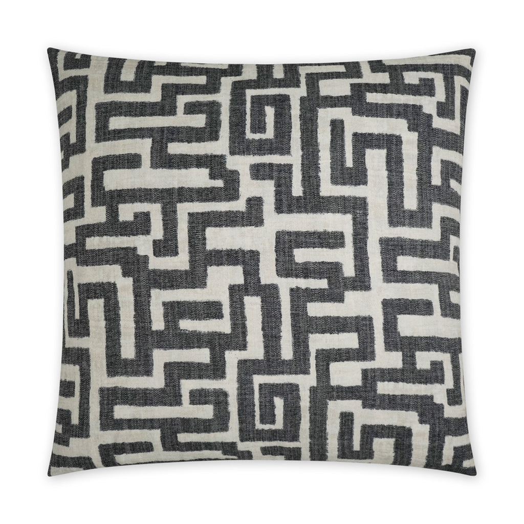 Giotto Decorative Throw Pillow - Black | DV Kap