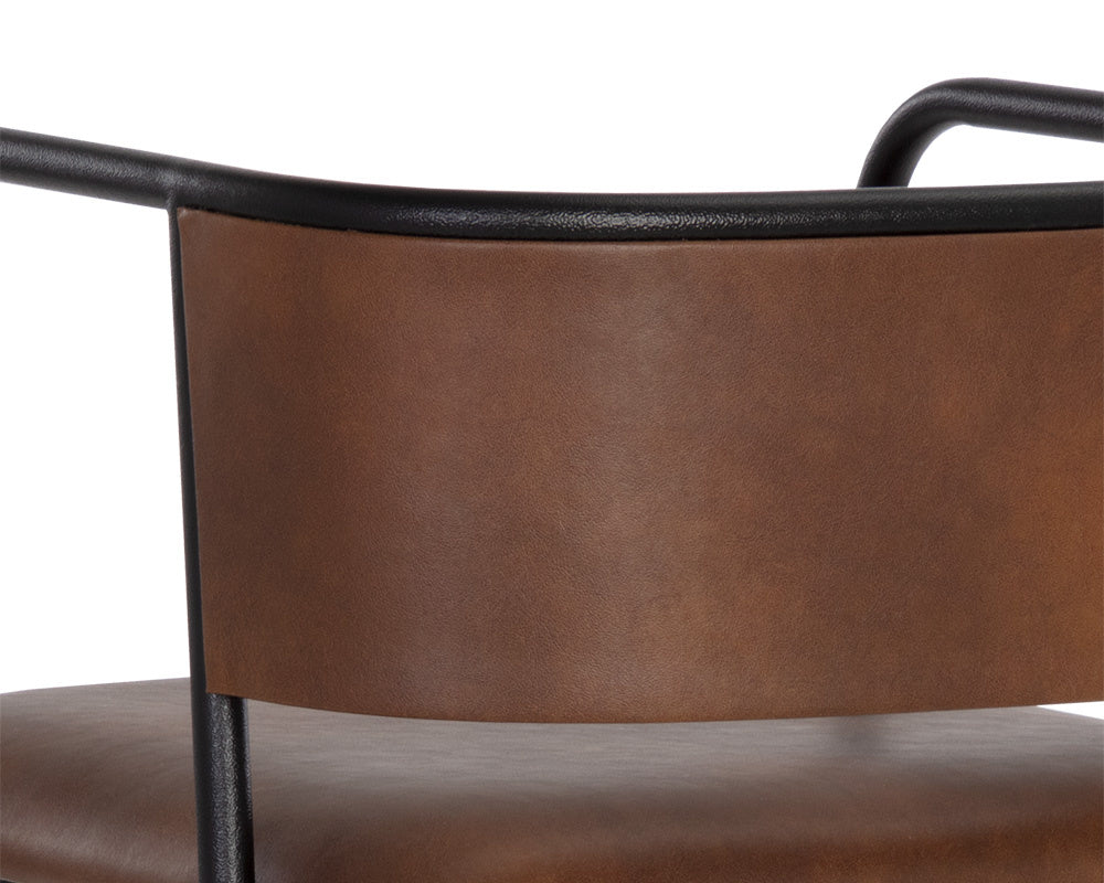 Brenan Counter Stool - Bravo Cognac | Sunpan Furniture - 108096