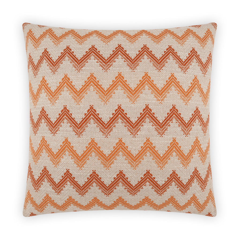 Parquet Decorative Throw Pillow - Paprika | DV Kap