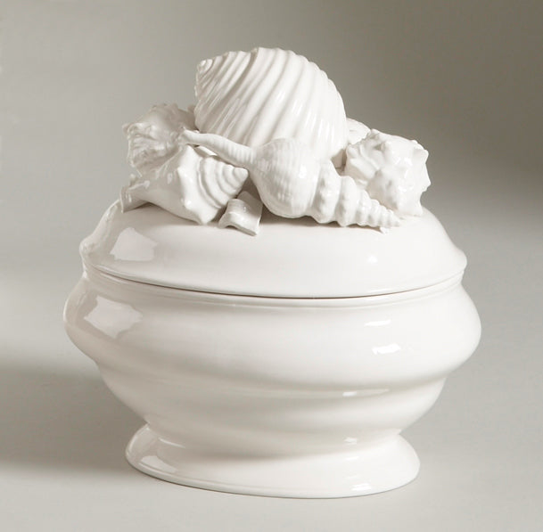 Shell Ceramic Tureen | Chelsea Lighting - 380770