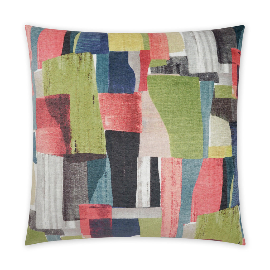 Build Decorative Throw Pillow - Coral | DV Kap