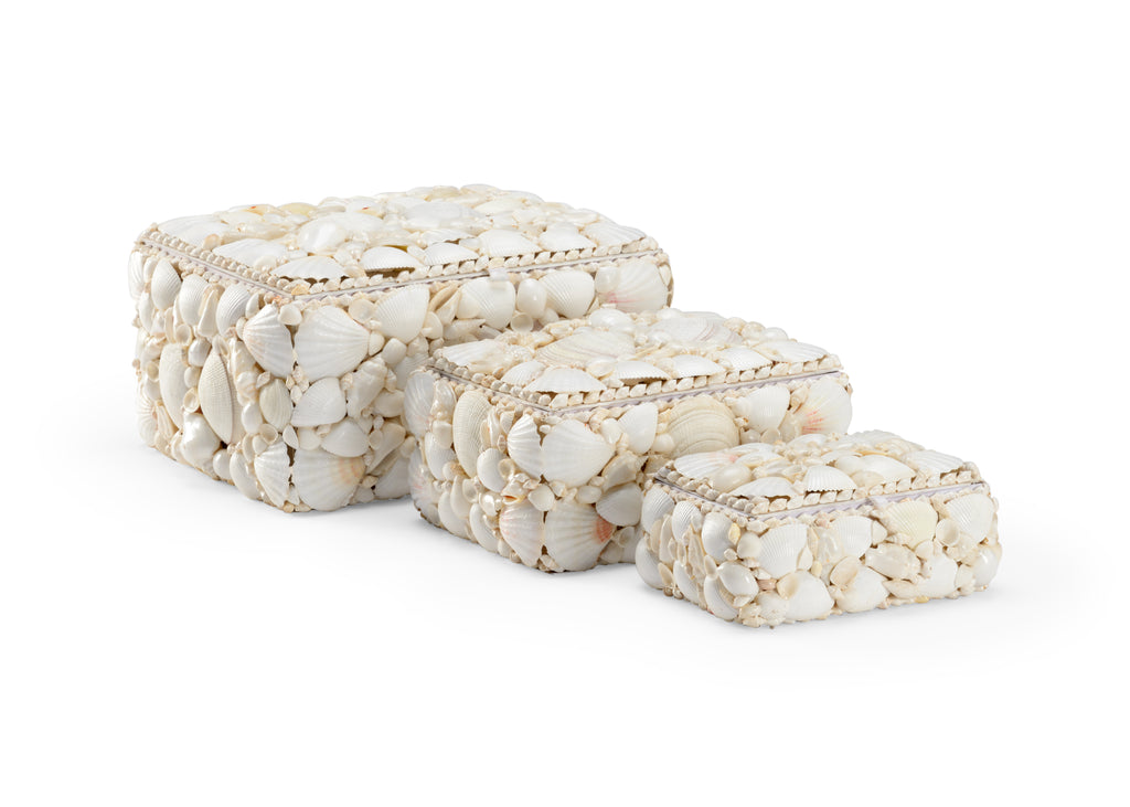 White Shell Boxes (S3) | Chelsea Lighting - 384162