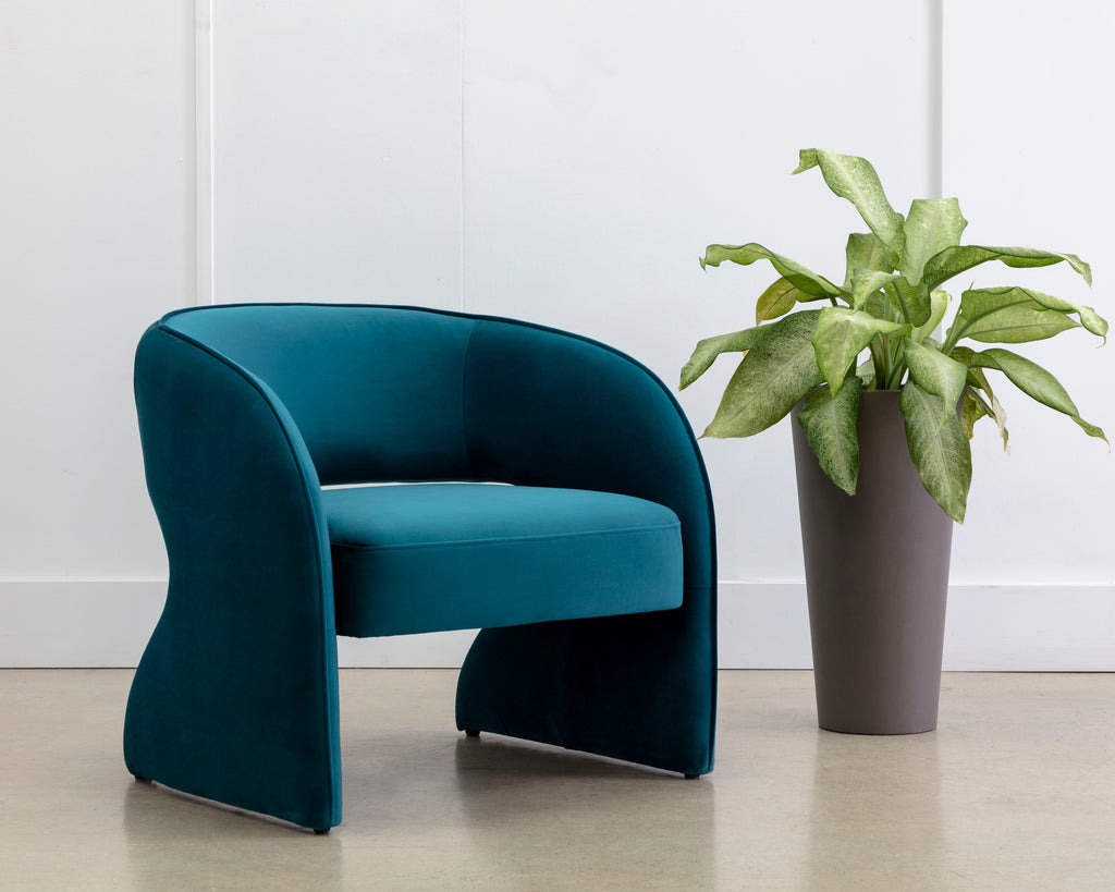 Rosalia Lounge Chair - Timeless Teal | Sunpan Furniture - 109582