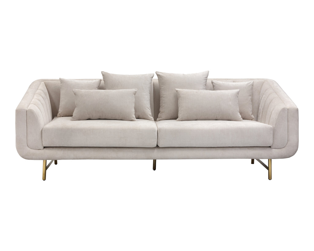 Veera Sofa - Polo Club Muslin | Sunpan Furniture - 105336