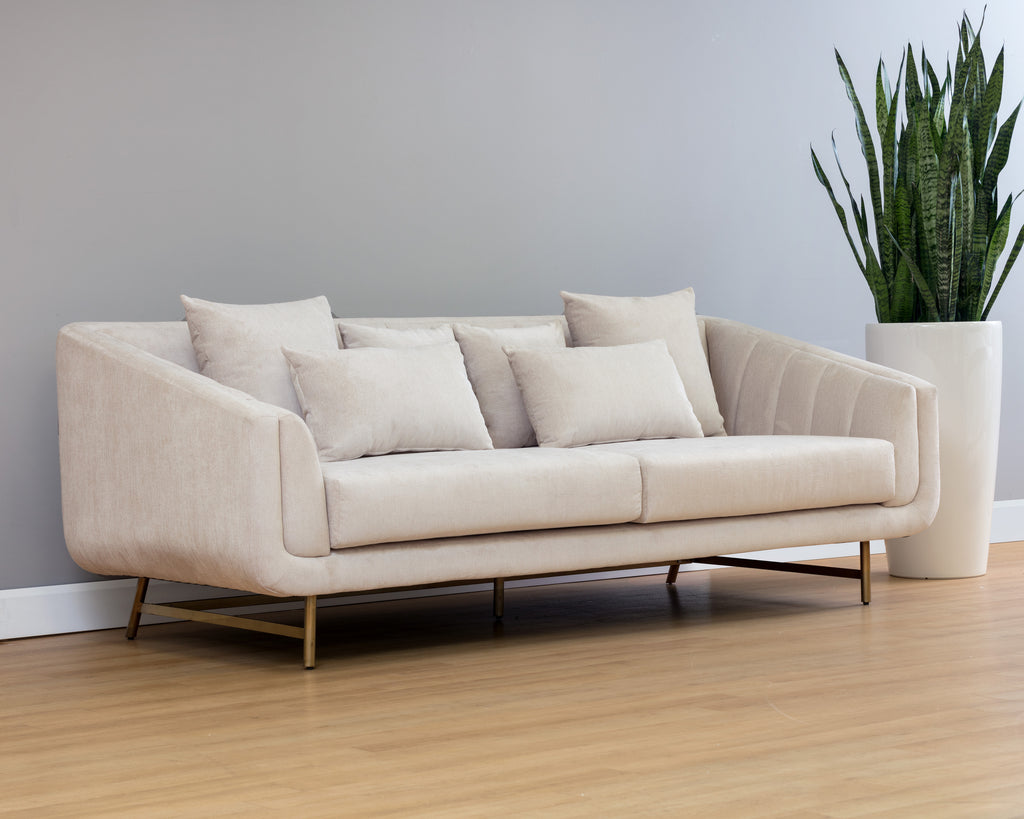 Veera Sofa - Polo Club Muslin | Sunpan Furniture - 105336